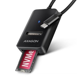 ADM2-CM Adapter USB3.2 Gen 2 M.2 NVMe/SATA SSD 10cm USB-C ca… | PartsPC.pl