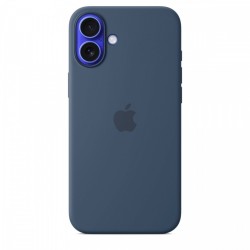 Etui silikonowe z MagSafe do iPhonea 16 Plus - denim | PartsPC.pl