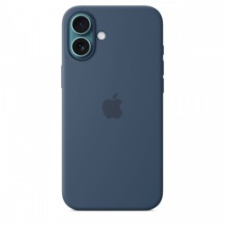 Etui silikonowe z MagSafe do iPhonea 16 Plus - denim | PartsPC.pl