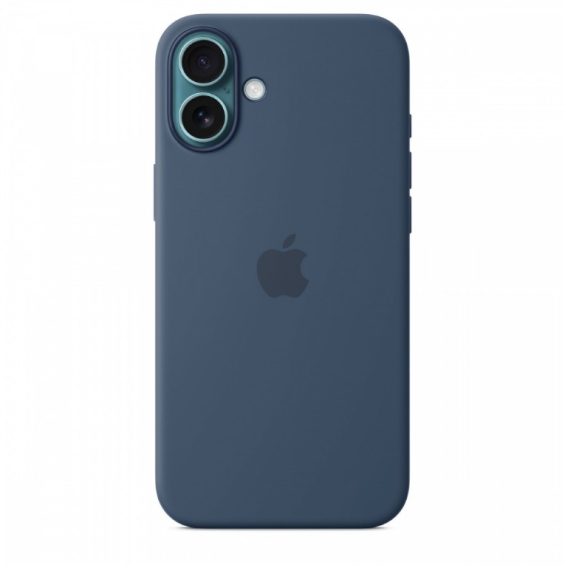 Etui silikonowe z MagSafe do iPhonea 16 Plus - denim | PartsPC.pl