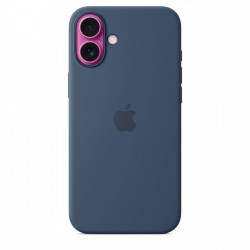 Etui silikonowe z MagSafe do iPhonea 16 Plus - denim | PartsPC.pl