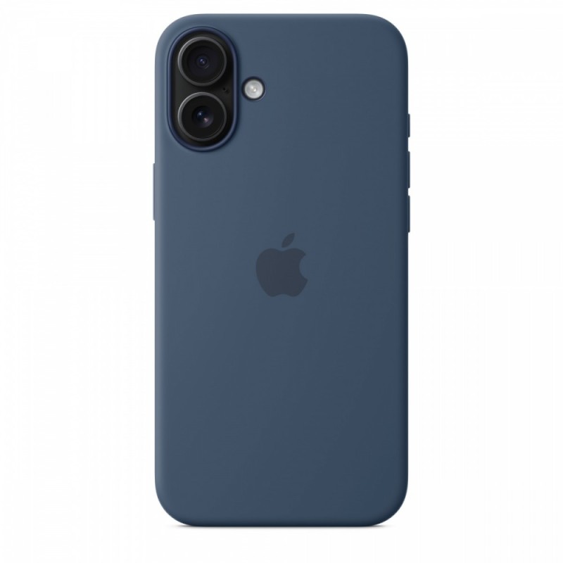 Etui silikonowe z MagSafe do iPhonea 16 Plus - denim | PartsPC.pl
