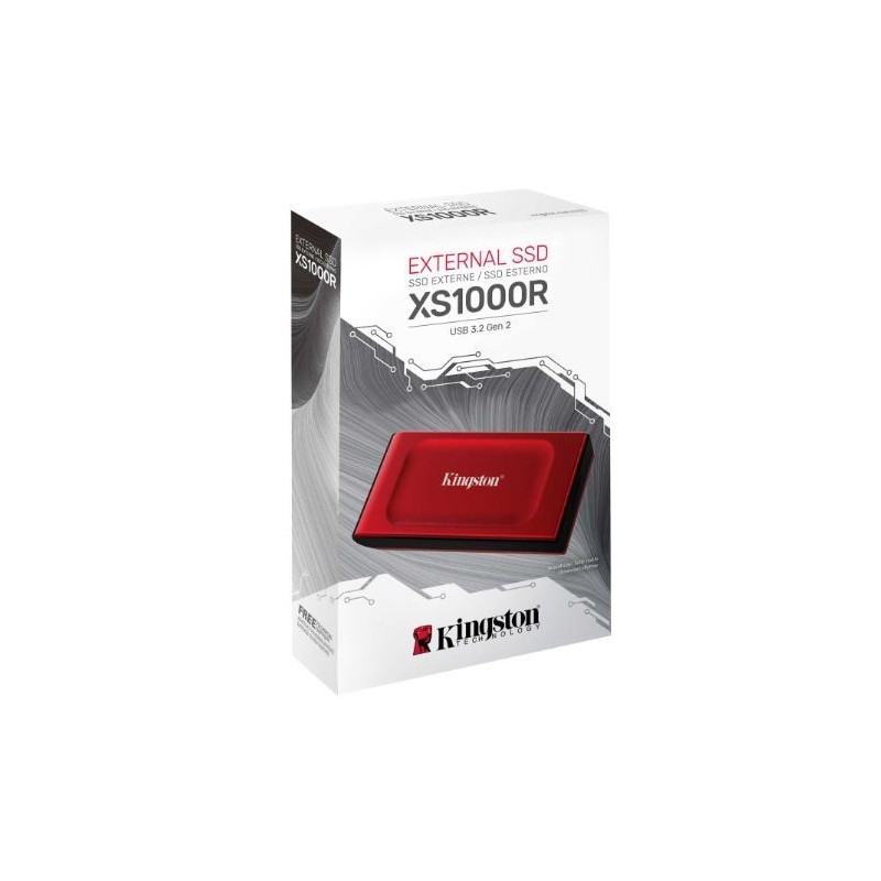 Dysk SSD XS1000R 2TB USB3.2 Gen2.2 Zewnętrzny Red | PartsPC.pl