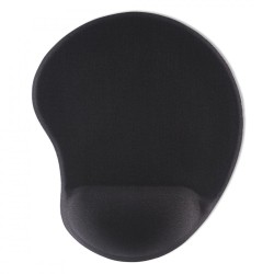 Podkładka pod mysz ergonomiczna czarna | PartsPC.pl