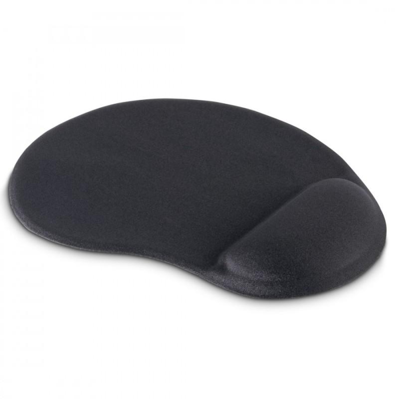 Podkładka pod mysz ergonomiczna czarna | PartsPC.pl