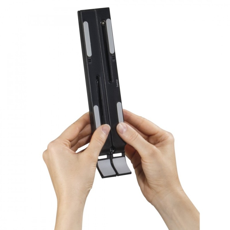 Podstawka składana pod laptopa light 15,6 cala czarna | PartsPC.pl