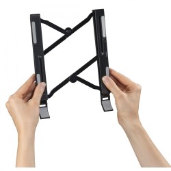 Podstawka składana pod laptopa light 15,6 cala czarna | PartsPC.pl
