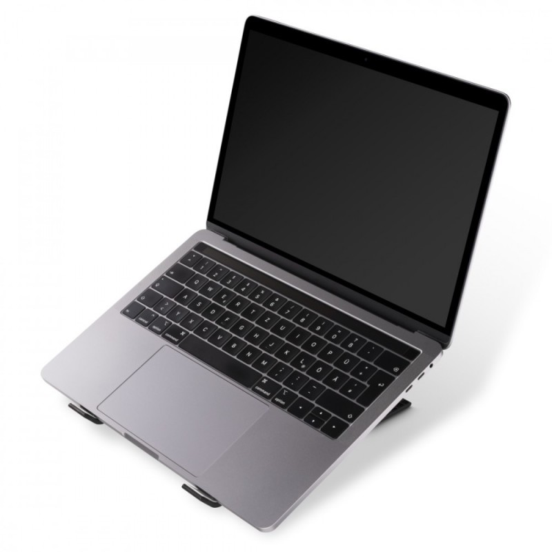 Podstawka składana pod laptopa light 15,6 cala czarna | PartsPC.pl