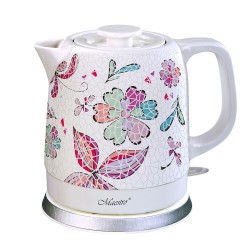 Ceramiczny czajnik elektryczny 1,5l  1500W  MR-068-FLOWERS | PartsPC.pl