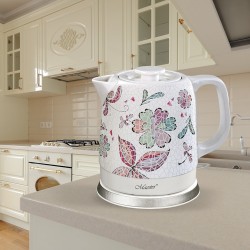 Ceramiczny czajnik elektryczny 1,5l  1500W  MR-068-FLOWERS | PartsPC.pl