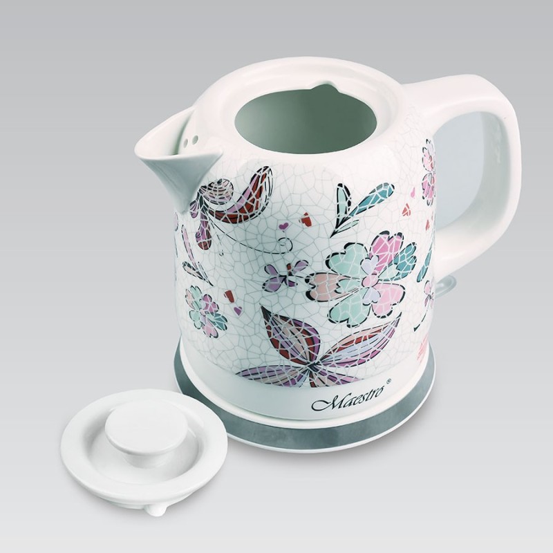 Ceramiczny czajnik elektryczny 1,5l  1500W  MR-068-FLOWERS | PartsPC.pl
