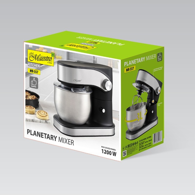 Robot planetarny z misą 3l,  1200W  MR-557 | PartsPC.pl