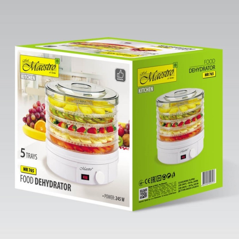 Suszarka do grzybów, warzyw i owoców 245W  MR-765 | PartsPC.pl