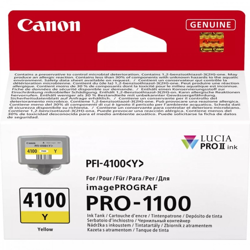 Tusz PFI-4100 YELLOW 6780C001 | PartsPC.pl