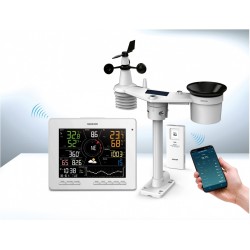 Profesjonalna Stacja meterologiczna wifi SMART z czujnik 7w1 | PartsPC.pl