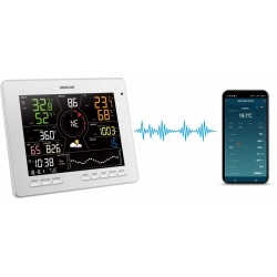 Profesjonalna Stacja meterologiczna wifi SMART z czujnik 7w1 | PartsPC.pl