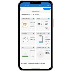 Profesjonalna Stacja meterologiczna wifi SMART z czujnik 7w1 | PartsPC.pl