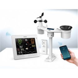 Profesjonalna Stacja meterologiczna wifi SMART z czujnik 7w1 | PartsPC.pl