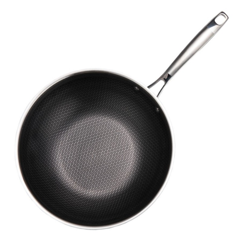 Profesjonalna patelnia / Wok 30 cm  MR-1224-30 | PartsPC.pl
