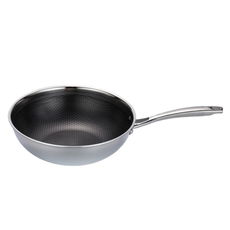 Profesjonalna patelnia / Wok 30 cm  MR-1224-30 | PartsPC.pl