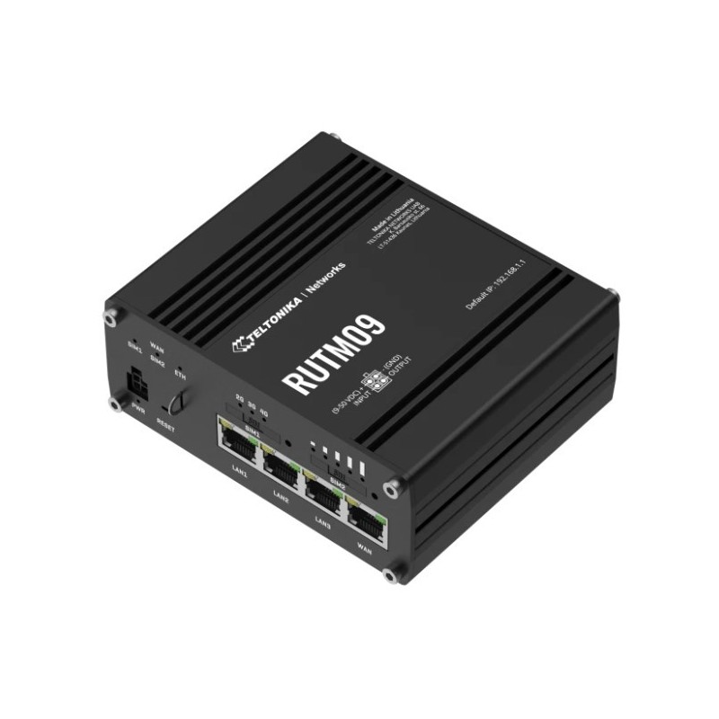 Router LTE RUTM09 (Cat6),2xSIM,1xWAN,3xLAN, 4xGbE,GNSS | PartsPC.pl