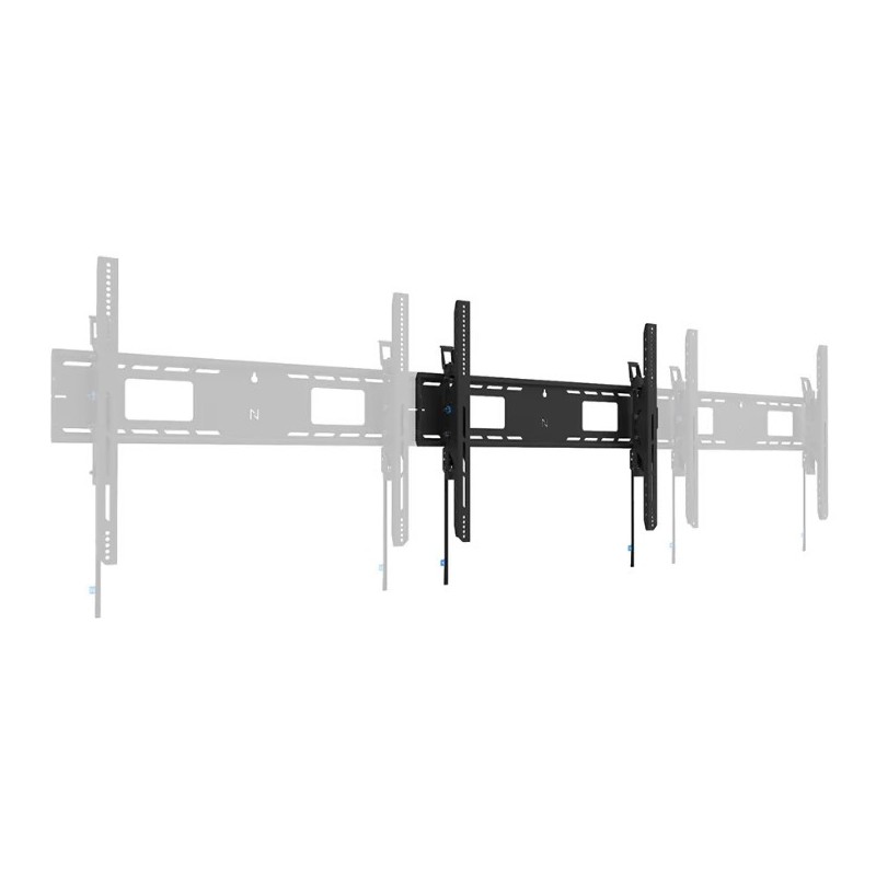 Uchwyt ścienny LEVEL-750 (XL, 100 kg, tiltable, tilt guard) | PartsPC.pl