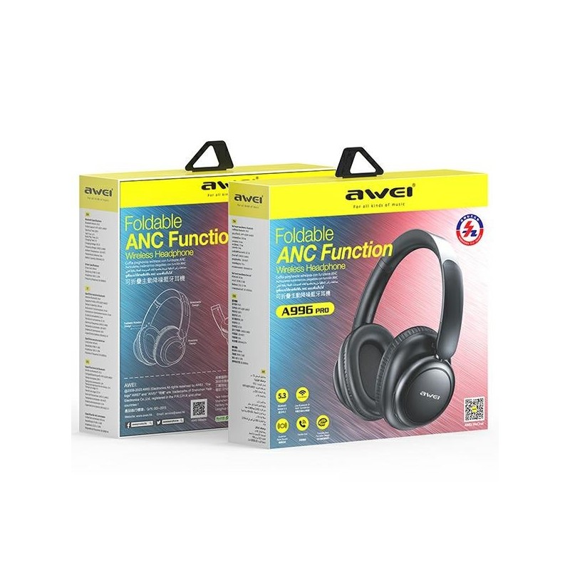 Słuchawki Bluetooth nauszne A996 Pro ANC Redukcja szumów | PartsPC.pl