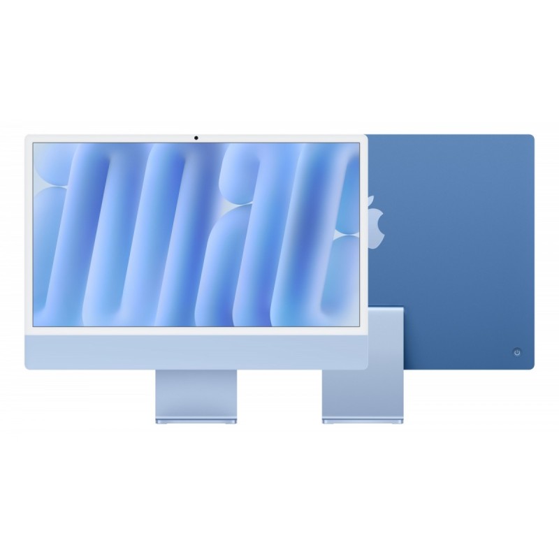 iMac 24 cale: M4 10/10, 24GB, 512GB SSD - Niebieski | PartsPC.pl