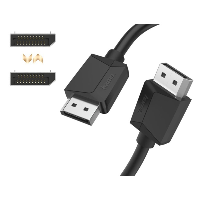 Kabel displayport DP 1.2 ultra HD 4k 3m | PartsPC.pl