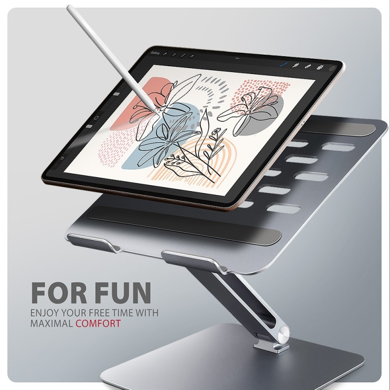 STND-LQ Podstawa do laptopów aluminiowa 10-16" cali, regulow… | PartsPC.pl