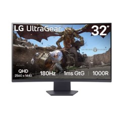 Monitor 32GS60QC-B 31.5 cala QHD 1000R Curved 180Hz | PartsPC.pl