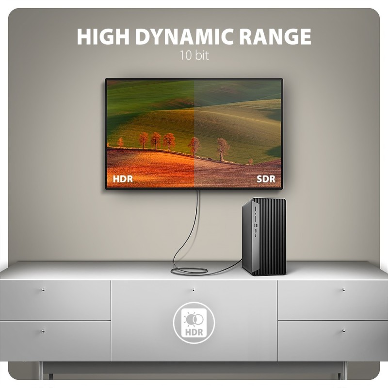 RVD-HI20C2 Adapter aktywny DisplayPort -> HDMI 1.4, 4K/60Hz,… | PartsPC.pl