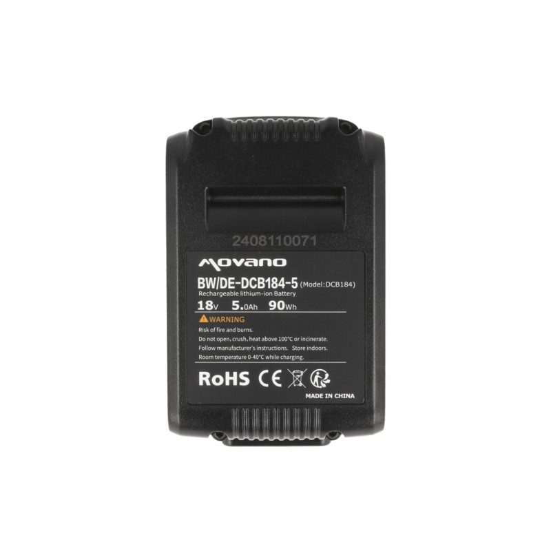 Bateria Movano do DeWalt DCB180, DCB200, DCB205 (5000 mAh) | PartsPC.pl