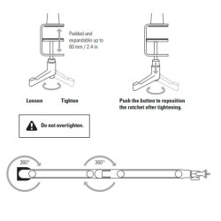 Uchwyt Wave Mic Arm Low Profile Retail | PartsPC.pl