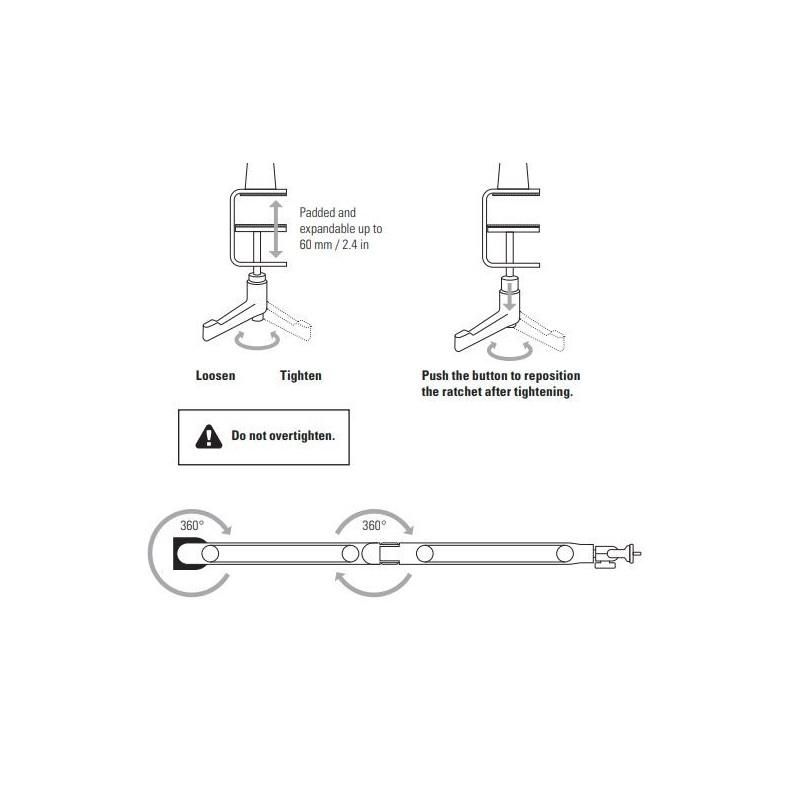 Uchwyt Wave Mic Arm Low Profile Retail | PartsPC.pl