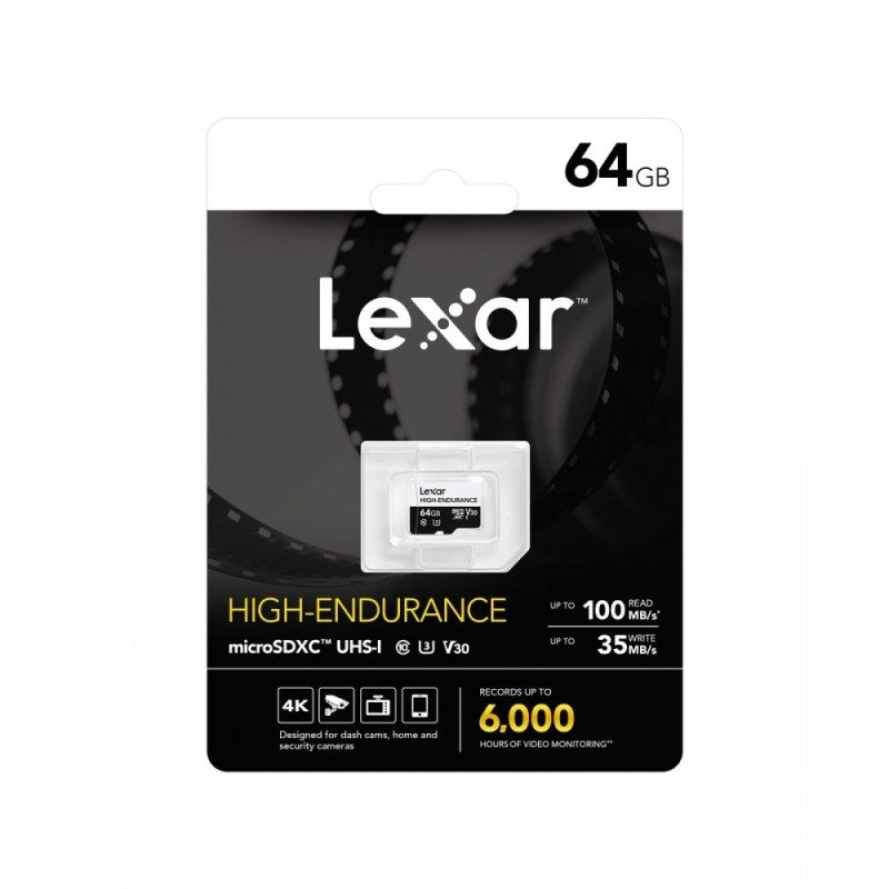 Karta microSD High Endurance 64GB C10 A1 U1 V30 100/35MB/s | PartsPC.pl