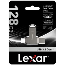 Pendrive Dual Drive D400 128GB USB-C/A 3.1 130MB/s | PartsPC.pl