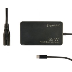 Ładowarka uniwersalna 65W USB-C FC czarna | PartsPC.pl