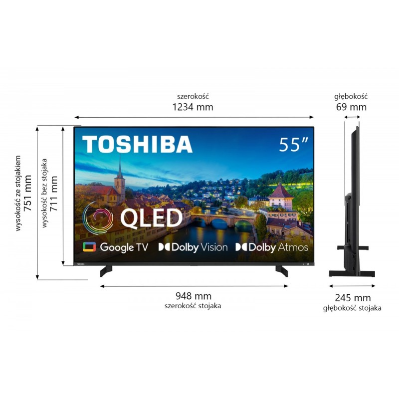 Telewizor QLED 55 cali 55QG5E63DG | PartsPC.pl