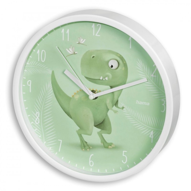 Zegar ścienny Dino dziecięcy 25cm | PartsPC.pl