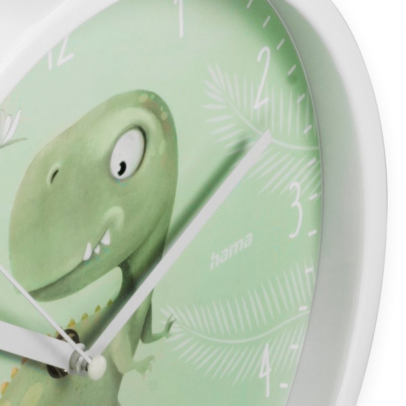 Zegar ścienny Dino dziecięcy 25cm | PartsPC.pl