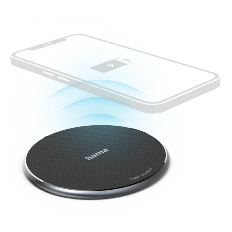 Ładowarka indukcyjna 10W Czarna | PartsPC.pl