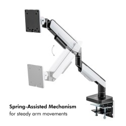 Uchwyt do monitora,VESA 17-49 cali gazowy, max. 20kg | PartsPC.pl