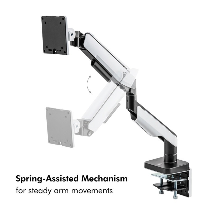 Uchwyt do monitora,VESA 17-49 cali gazowy, max. 20kg | PartsPC.pl