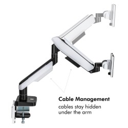 Uchwyt do monitora,VESA 17-49 cali gazowy, max. 20kg | PartsPC.pl