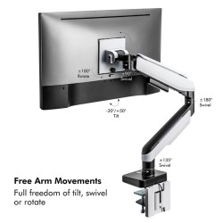Uchwyt do monitora,VESA 17-49 cali gazowy, max. 20kg | PartsPC.pl