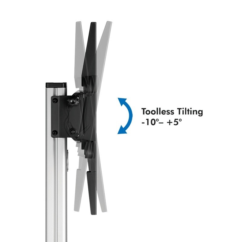 Wózek TV/monitor 37-86 cali max. 50kg | PartsPC.pl