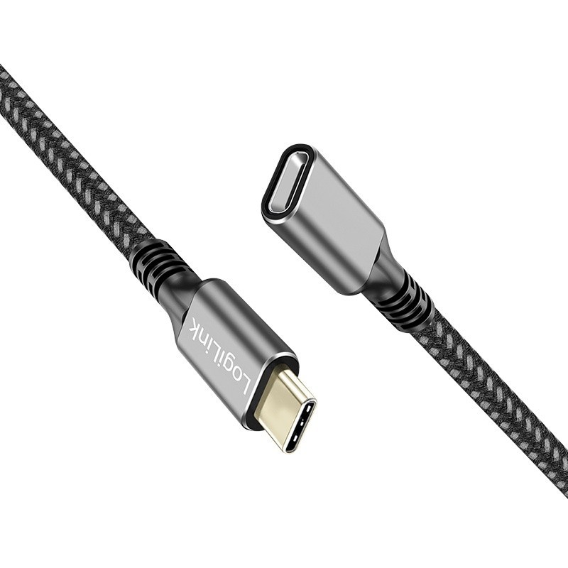 Kabel USB3.2 gen1 TypeC do USB-C/F, PD, 2m | PartsPC.pl