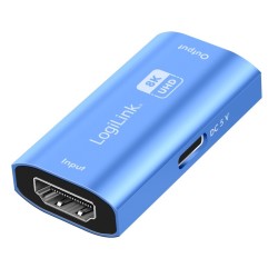 Repeater HDMI, 8K/60HZ, HDCP2.3, Alu, niebieski | PartsPC.pl