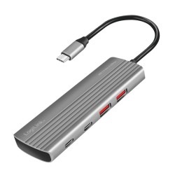 Hub USB3.2 Gen2,2xUSB-A , 5X USB-C, PD. 100W | PartsPC.pl